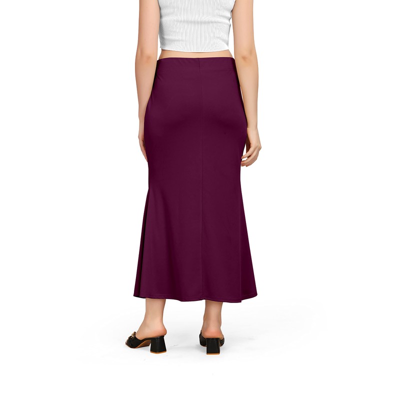 Kipzy - Falda larga de licra para mujer, para playa,