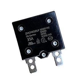 weelye 1Pcs 35A 125/250Vac 50Vdc Automatic Reset Relay Thermal Switch Circuit Breaker Current Overload Protector for Children Riding Electric Car Accessories