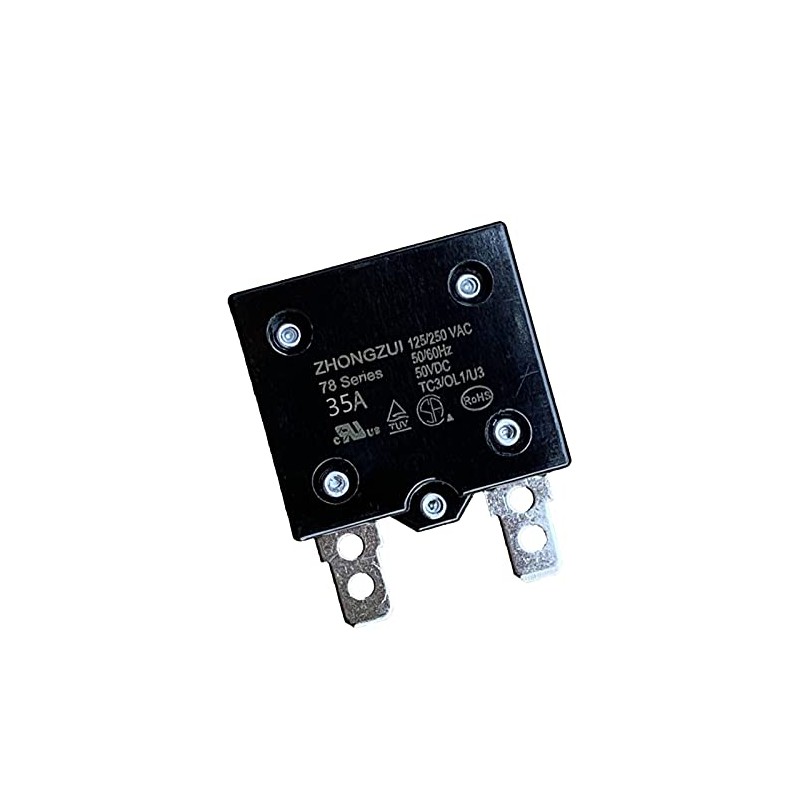 weelye 1Pcs 35A 125/250Vac 50Vdc Automatic Reset Relay Thermal Switch