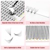 ABONNIE Premade Fans Eyelash Extensions, 400 Fans 6D 8-15mm Mix