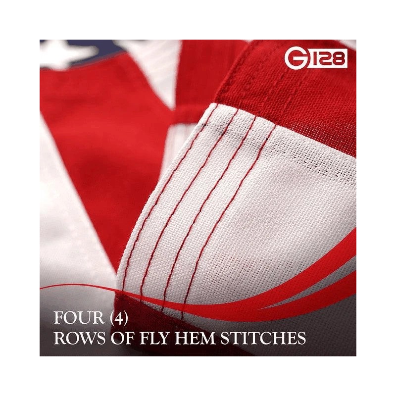 G128 Combo Pack: USA American Flag & POW MIA 2.5x4