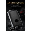 TECART Fit for Mazda Alloy Key Fob Cover Leather Key