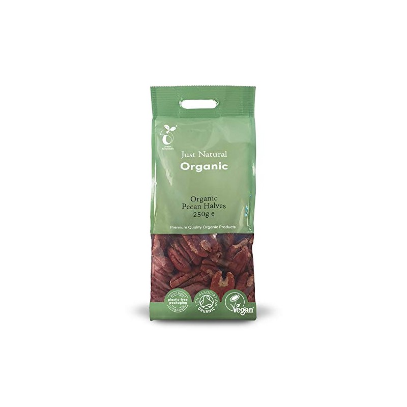 Just Natural Organic Pecan Halves 250g