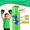 QPAU Inflatable Punching Bag, 48 Inch Stable Inflatable Boxing Bag