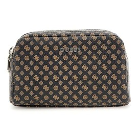 GUESS Double Zip Mocha Logo Multi, Mocha Logo Multi