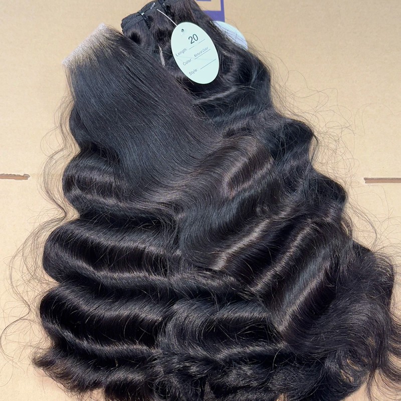 Natural Indian Raw 100% Curly Bulk Cuticle Aligned Unprocessed Wholesale
