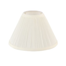 Aspen Creative 59171, Empire Uno Lamp Shade, Off White, 4" Top x 10" Bottom x 7" Slant Height, Slip UNO 33mm