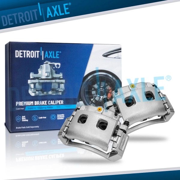 Detroit Axle Pair Front Left Right Disc Brake Calipers w/