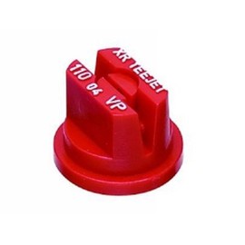 TeeJet XR11004-VP Extended Range Spray Tip, 0.18-0.37 GPM, 30-60 psi, Polymer - Red