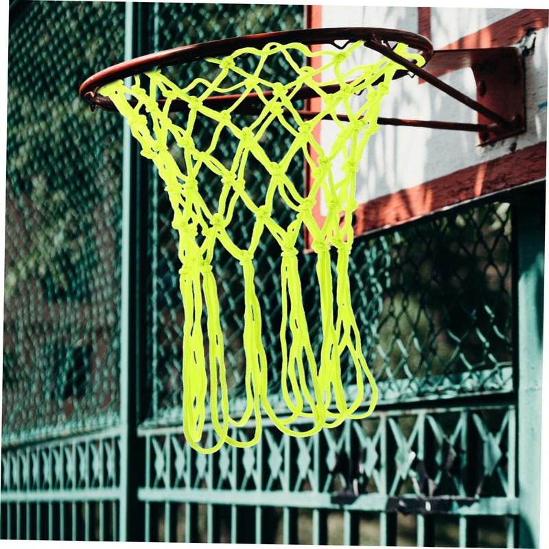 CORHAD Glow-in-The-Dark Basketball Net Fluorescent Mesh Outdoor Hoop Easy Install