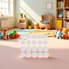 20Pcs White Rattle Box Noise Maker Insert Squeaker Plastic Ring
