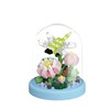 Sacblirr Dragonfly Miniature Cute Insects with Mini Flower Building Toy