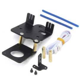 Zeberoxyz Upgrade Direct Drive Extruder Support Plate Compatible with Dual and Single Gear,Easy Print Flexible Filament for Ender 3 V2 Ender 3series CR-10series 3D Printer(Upgrade Direct Plate)