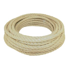 SGT KNOTS Twisted Sisal Rope for Cat Tree Replacement Parts - Sisal Twine Natural Rope and Thick Twine for Crafts, DIY, Gardening, Decor, Indoor, Outdoor Use - Sisal Rope in Multiple Lengths