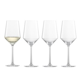 ZWIESEL GLAS Pure Saugivnon Blanc White Wine Glass (Set of 4), Graceful Wine Glasses for White Wine, Dishwasher-Safe Tritan Crystal Glasses, Made in Germany (14 Ounce)
