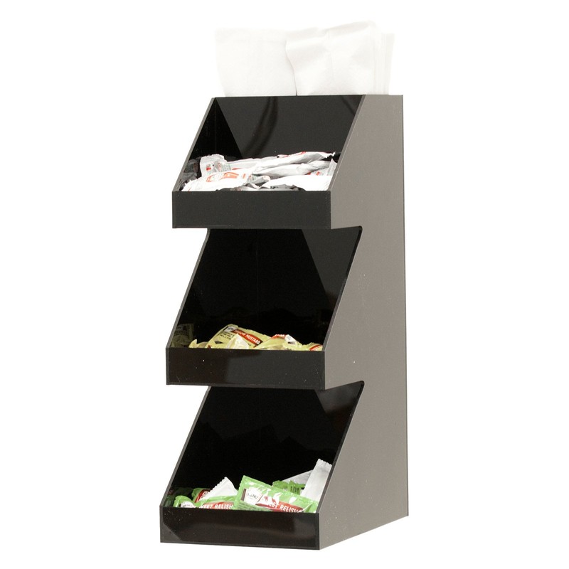 Mind Reader Coffee Tea Utensil and Condiment Station, Countertop Organizer,