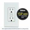 Leviton 15 Amp Tamper Resistant AFCI Receptacle Outlet with Test