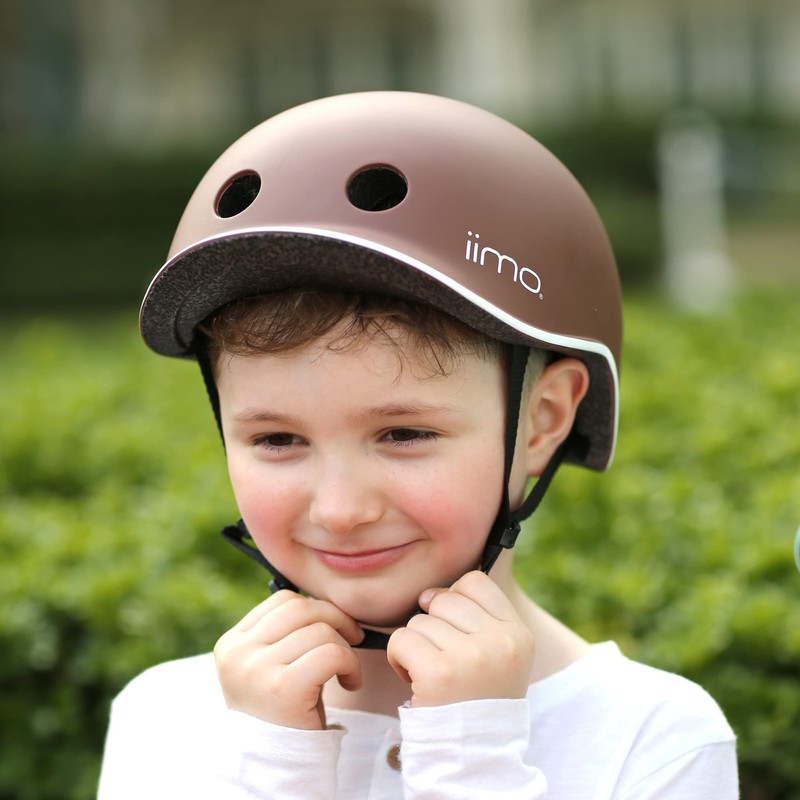 M&M iimo Kids Helmet Comfort Brown 20.5 - 22.0 inches