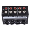 Stereo Mini Mixer Passive Audio Signal Controller 4 Channel Hub