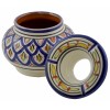 Moroccan Ceramic Ashtray Outdoor Smokeless Cuban Cigar Patio Garden Ashtrays