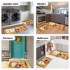 APROPHIC Fall Kitchen Mat Pumpkin Sunflower Kitchen Mats for Floor