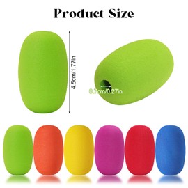 6 Pcs Foam Pen Grips Egg Pencil Pen Grip Color Buffer Pen Holder for Kids and Adults