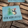 Mr. & Mrs. Panda Personalisierter Bierdeckel Pinguin Weihnachtsbaum 25er Set
