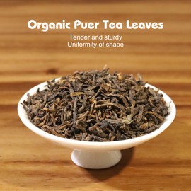 LAPALIDE 5.29 Oz Puerh Tea Loose Leaf, USDA Organic Pu erh Tea, Yunnan Puerh tea loose leaf Mellow and Rich, Pu'er Ancient Tree Leaves Using Dry Storage