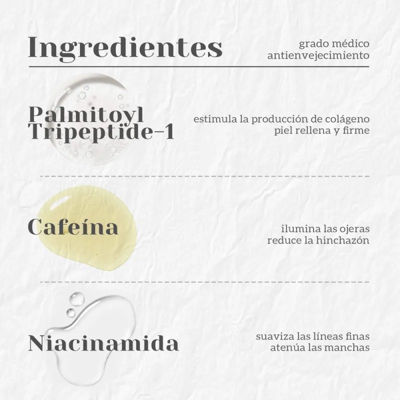 Chillab Crema de Ojos con Ácido Hialurónico y Cafeína Anti