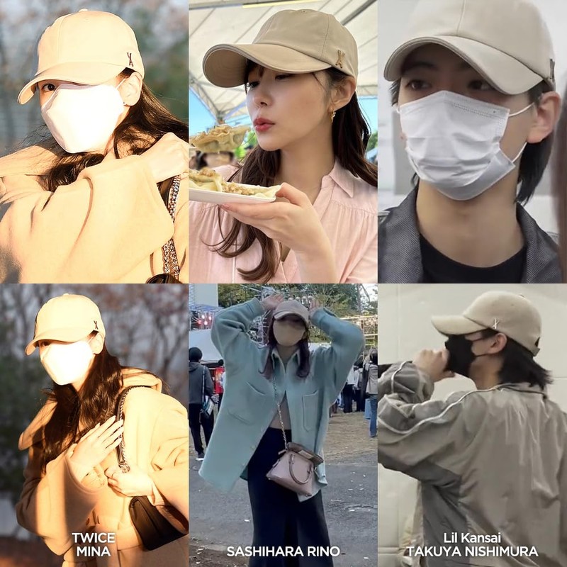 [VARZAR] Rose Gold stud over fit ball cap, Black