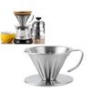 Stainless Steel Pour Over Coffee Dripper Cone Filter Cup Stand