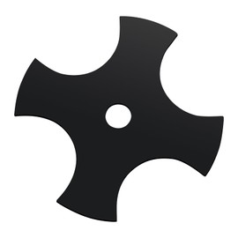 8 Inch x 8 Inch 40-840 Edger Blade - 1 Inch Centre Hole Replacement for Stihl & Outdoor Power Equipment