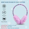 Outdoor Winter EarMuffs for Kids Boys Knitted Ear Cover Plush