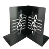A Pair of Fashion Creative Music Note Solid Metal Book