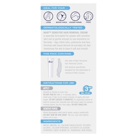 Nair Hair Remover Cream Sensitive 75g