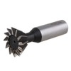 28mm Dia 60-Degree Silver HSS Double-Edged Dovetail Cutting Tool Metalworking