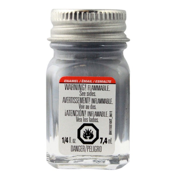 Testors 1138TT Gray Enamel Paint 1/4 oz. Gloss