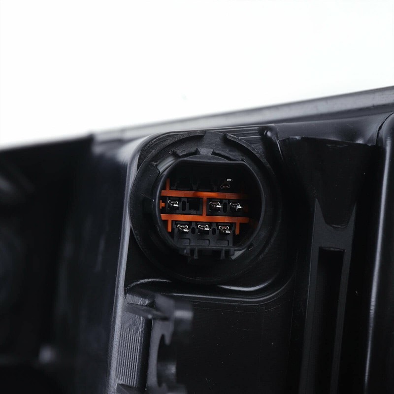 OCASAMI For 2014-2019 KIA SOUL Headlights Chrome Housing Projector Headlight