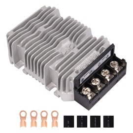 unrulysoul 24V to 12V 60A 720W Buck DC-DC Power Converter Step Down Transformer, Silver and black, SD60A