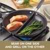Anolon Advanced Hard Anodized Nonstick Divided Grill / Griddle Pan