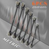 SUZUME Extra Long Flex Head Ratcheting Wrench Set 6PCS (8-19mm)