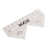 Ruler Grids 45/60/90 Degree Double Strip Ruler Transparent Acrylic Non