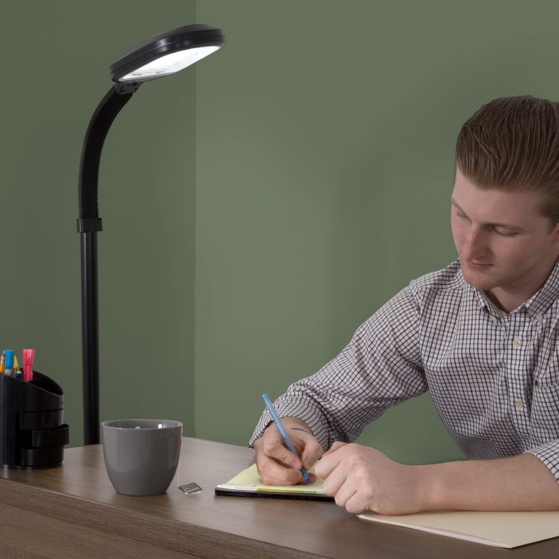 Lavish Home Adjustable Floor Lamp - Full Spectrum Natural Sunlight