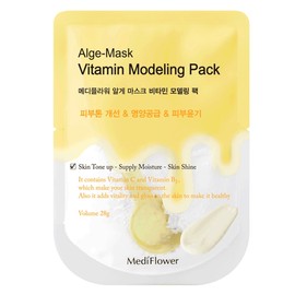 Diatomaceous Earth Disposable Modeling Pack Pouch Vitamin 28g / 규조토 일회용 모델링팩 파우치 비타민 28g