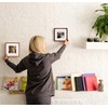 Gdfmsc Square 4x4 Picture Frame with Mat for 3x3, USA-Sourced
