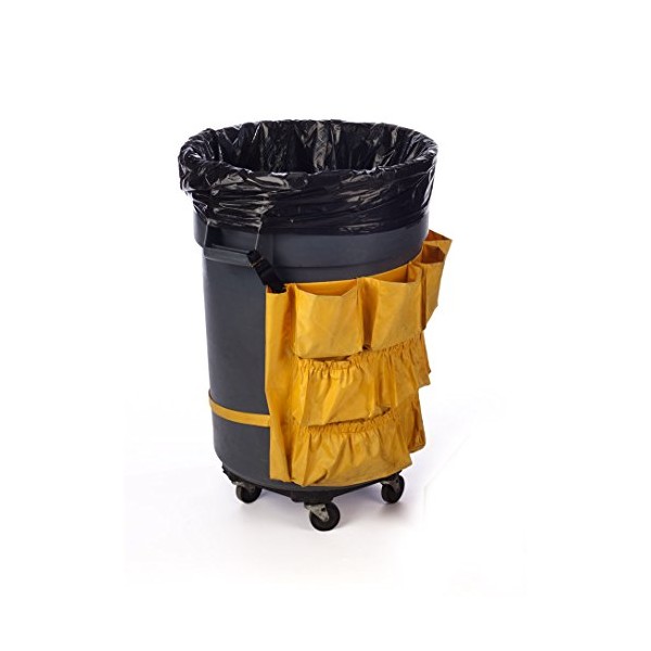 16" x 14" x 36" x 2 mil 20 to 30 Gallon Black Eco-Manufactured Plastic Heavyweight Trash Can Liners (Case of 250)