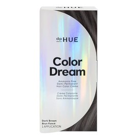 dpHUE Color Dream, Castaño Oscuro - Tinte Semipermanente Sin Amoníaco - Dura 16 Lavados - Aporta Brillo - Libre De Crueldad Animal, Sin Parabenos, Sin