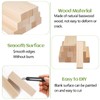 Pack of 12 Carving Wood Linden Wood for Carving, Wooden