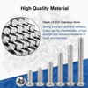MroMax 10Pcs M4 x 70mm Pan Head Phillips Machine Screws,