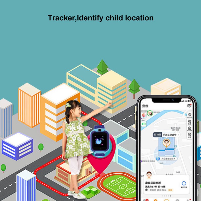 Children Intelligent Watch IP67 Waterproof Screen Touch Tracker Video Calling